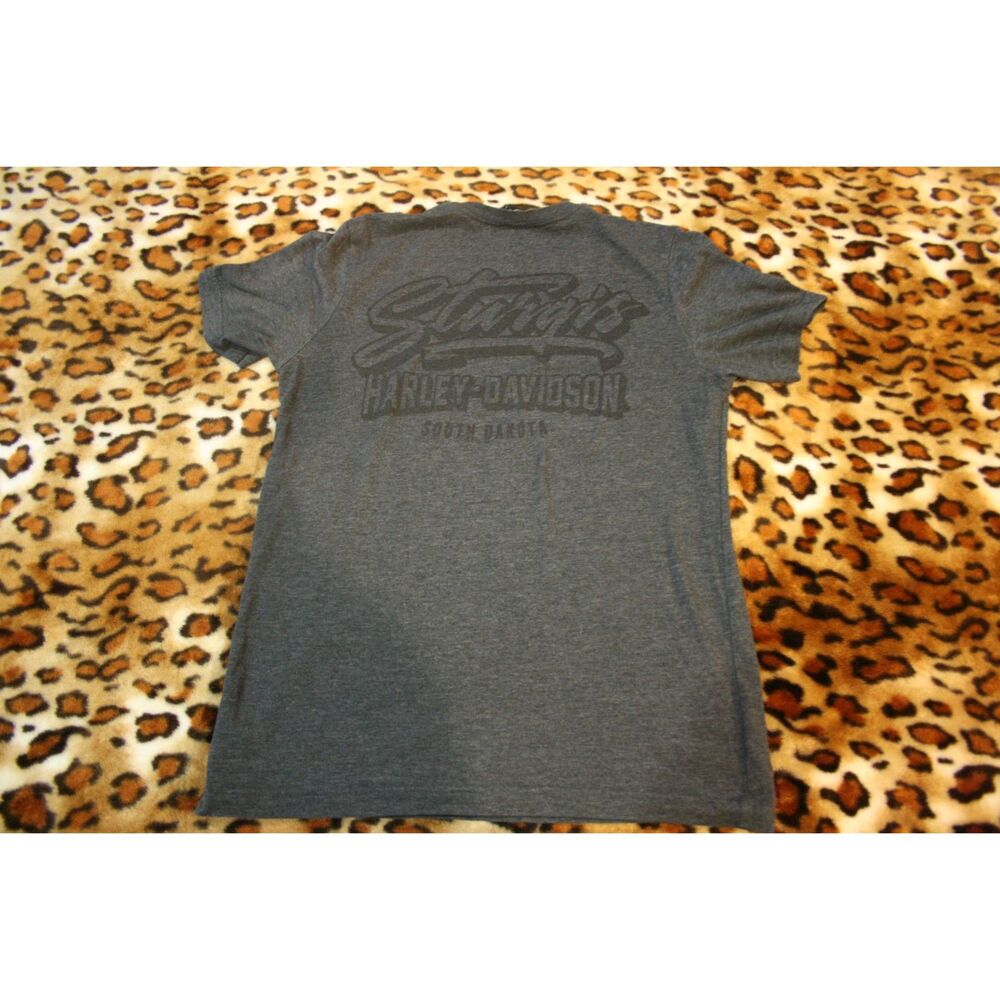 Harley Davidson Graphic Pocket Tee Vintage Y2K Simple Size M